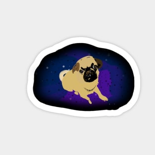 Cosmic Pug Sticker